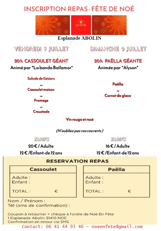 bulletin inscription